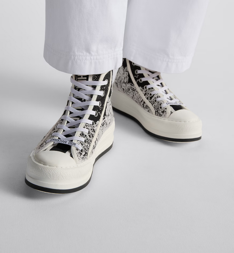 Walk'n'Dior High-Top Platform Sneaker