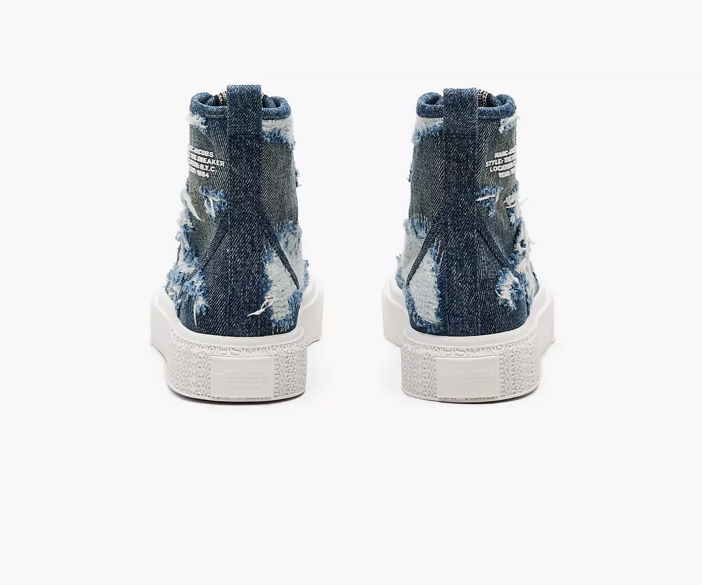 The Rip And Repair Denim High Top Sneaker