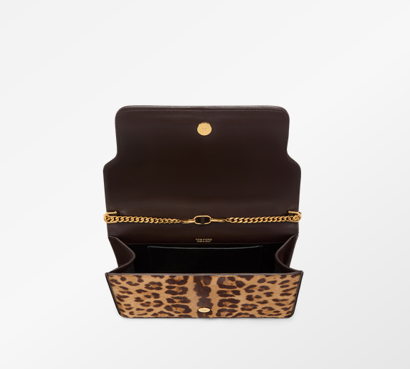 LEOPARD PRINT CALF HAIR WHITNEY SMALL SHOULDER BAG