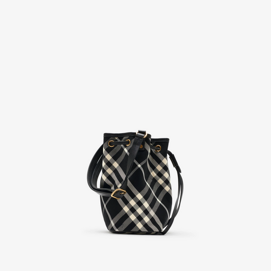 Mini Check Bucket Bag