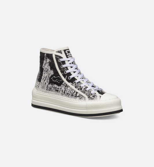 Walk'n'Dior High-Top Platform Sneaker